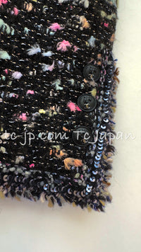 CHANEL 04A Multicolor Tweed Jacket Skirt Suit 38 シャネル マルチカラー ツイード ジャケット スカート スーツ 即発