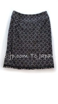 CHANEL 04A Multicolor Tweed Jacket Skirt Suit 38 シャネル マルチカラー ツイード ジャケット スカート スーツ 即発
