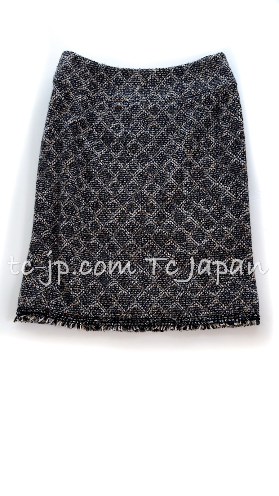 CHANEL 04A Multicolor Tweed Jacket Skirt Suit 38 シャネル マルチカラー ツイード ジャケット スカート スーツ 即発