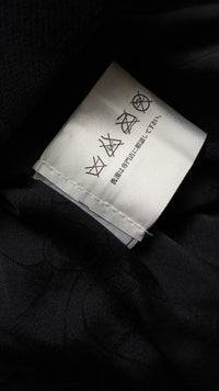 CHANEL 02A Dark Navy Rhinestones Vintage Wool Jacket Skirt Suit 38 40 42 シャネル ダークネイビー・ウール・ヘップバーン風・ラインストーン・王冠ジャケット 即発