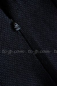 CHANEL 12A $12K Black Lace Long Dress 42 シャネル ブラック・レース・ワンピース・ドレス 即発