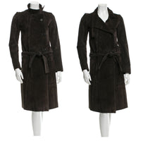 Golden Goose Brown Suede Coat XS ゴールデン・グース・スエード・コート 訳あり