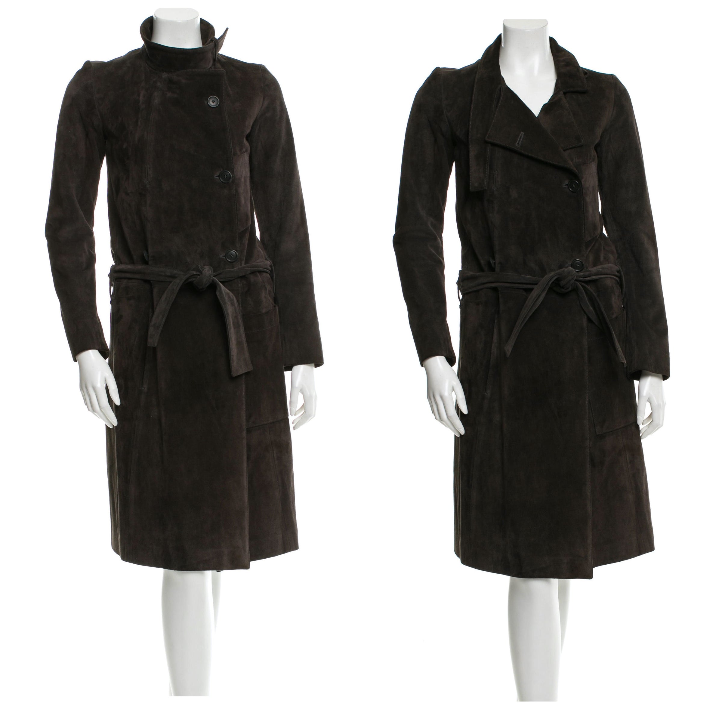 Golden Goose Brown Suede Coat XS ゴールデン・グース・スエード・コート 訳あり