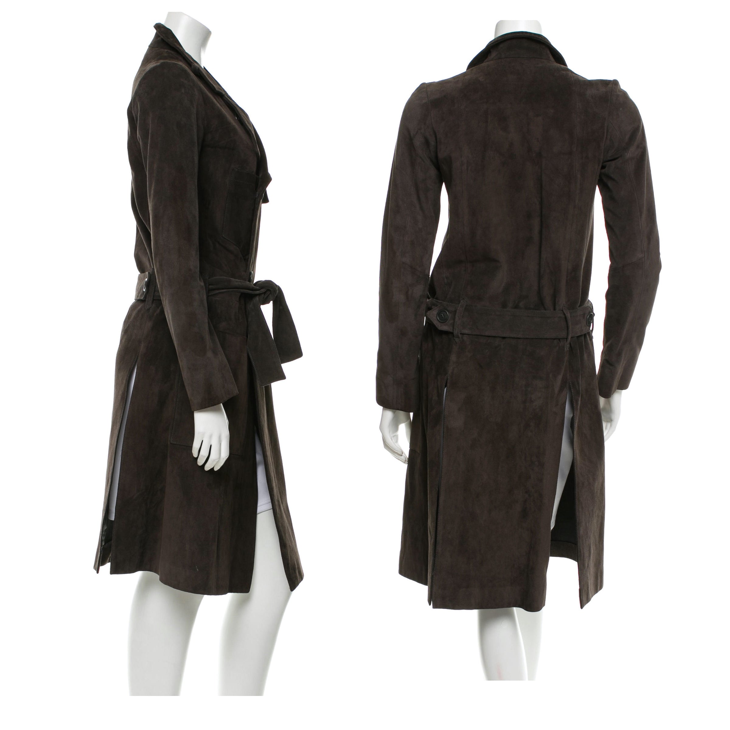 Golden Goose Brown Suede Coat XS ゴールデン・グース・スエード・コート 訳あり