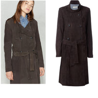 Golden Goose Brown Suede Coat XS ゴールデン・グース・スエード・コート 訳あり