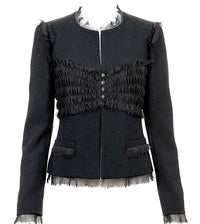 CHANEL 04S $6K Naomi Watts Black Jacket Dress 36 38 40 44 シャネル 定番 冠婚葬祭 ブラック 女優 ジャケット・ワンピース 即発 - シャネル TC JAPAN