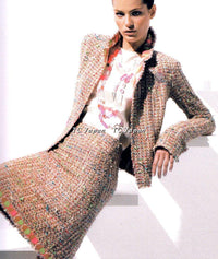 CHANEL 04A Multi Color Lesage Jacket Cashmere Lining Skirt Suit 34 36 38 シャネル ベージュ・ツイード・ジャケット・スカート・スーツ 即発 - CHANEL TC JAPAN