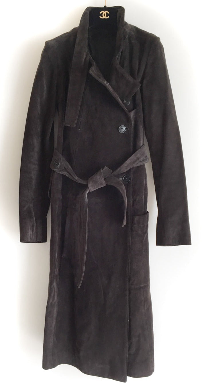 Golden Goose Brown Suede Coat XS ゴールデン・グース・スエード・コート 訳あり