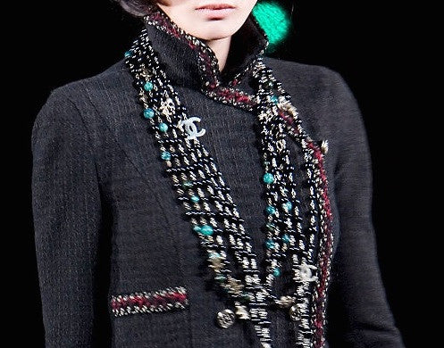 CHANEL 10PF Trimming Wool coat Dress 36 シャネル スタンドカラー トリミング・ダブル ウール・コート ワンピース - CHANEL TC JAPAN