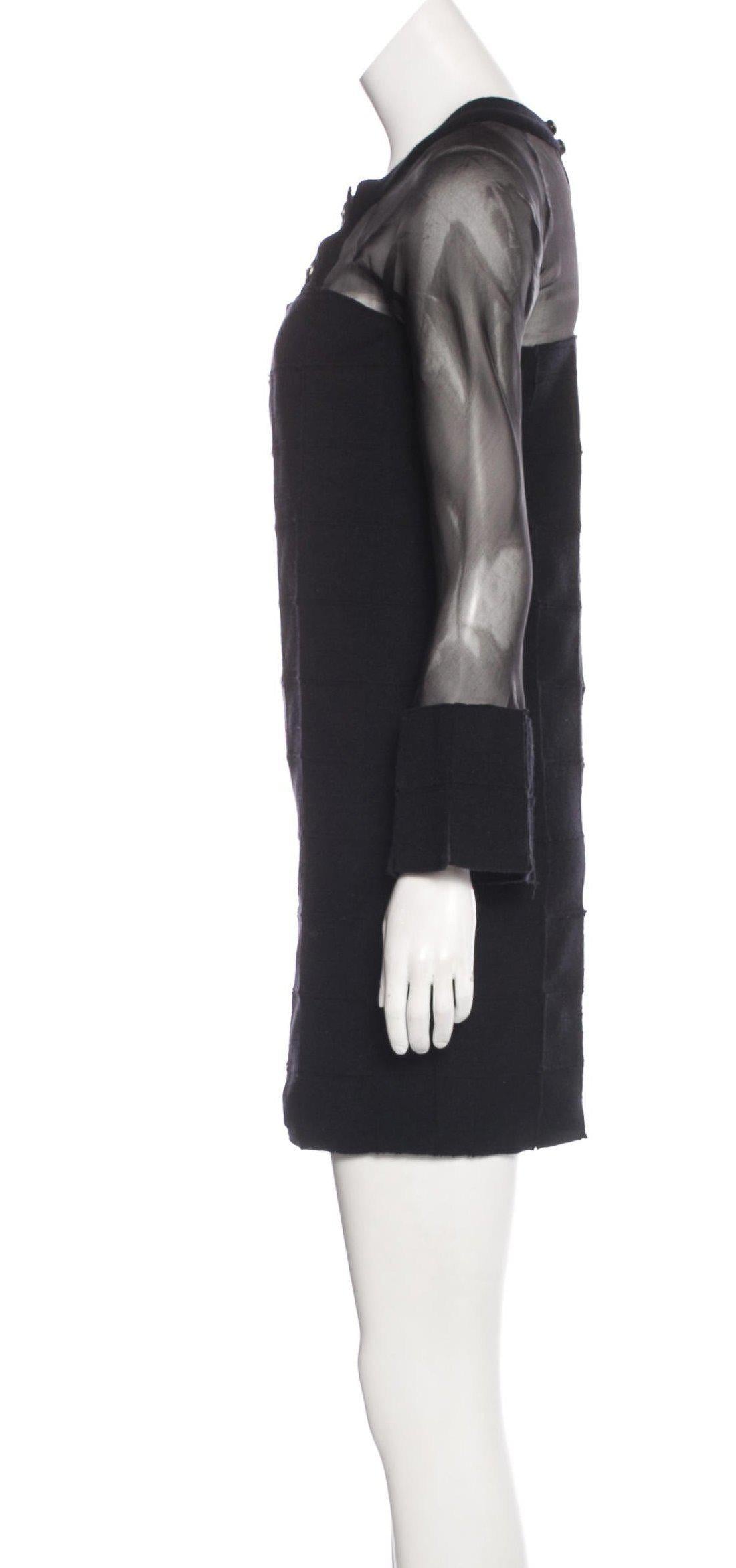 CHANEL 10PF black dress 34 シャネル ブラック ワンピース - シャネル TC JAPAN