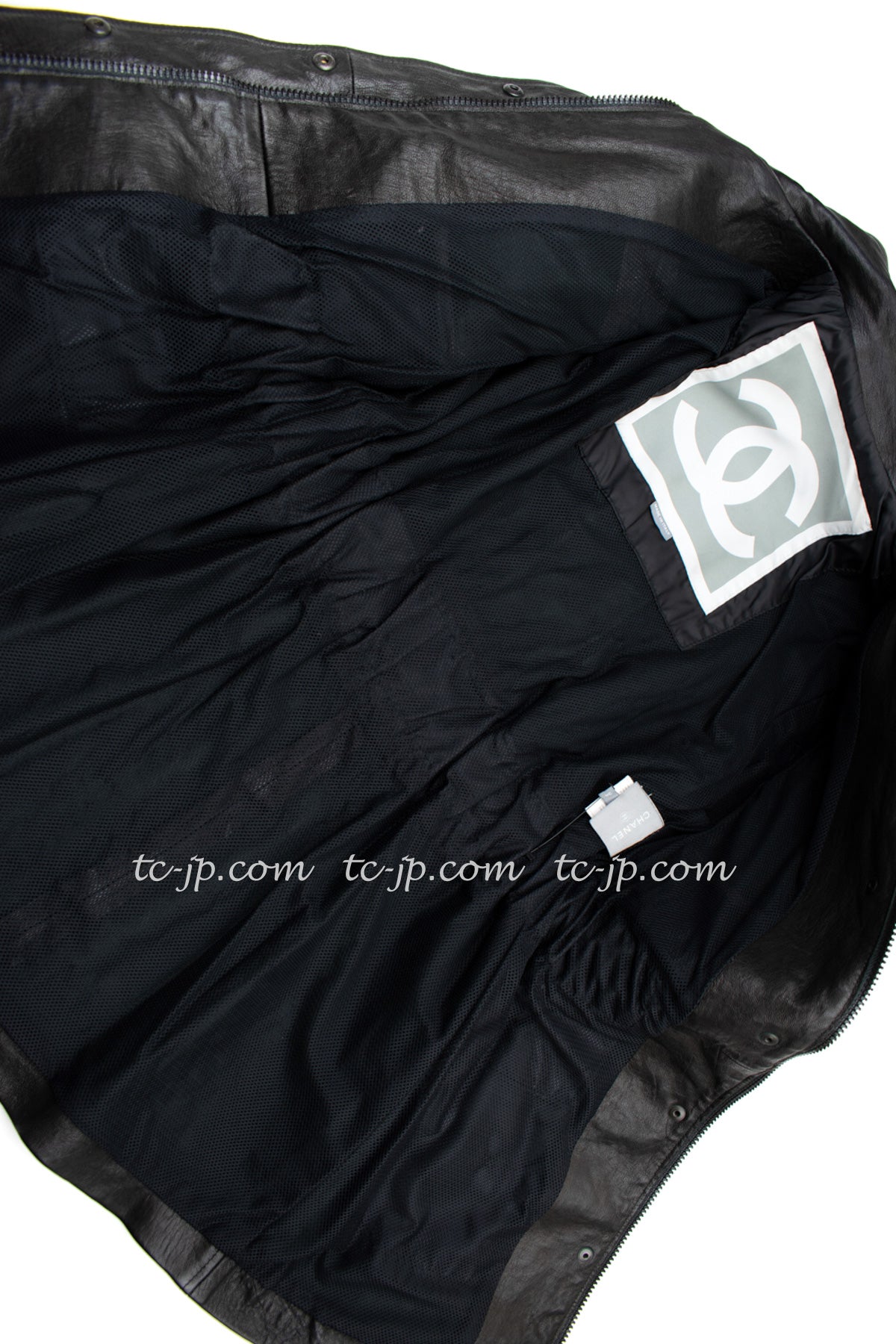 CHANEL 07A Black Lamb Skin Leather Blouson Half Coat Jacket 34 36 38 シャネル ブラック ラム スキン レザー ライダース ブルゾン ジャンバー ハーフ コート ジャケット 即発