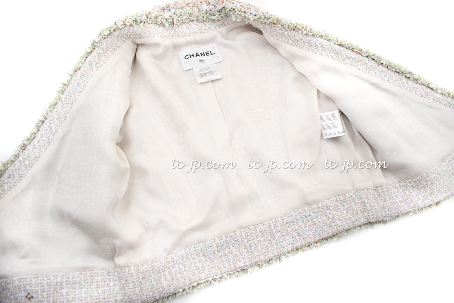 CHANEL 13C Multicolor Fringe Jacket Tops 36 38 シャネル ベルサイユ マルチカラー フリンジ ジャケット トップス 即発