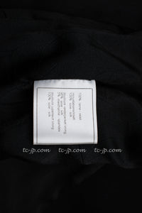 CHANEL 04S Black CC Logo Buttons Wool Jacket Naomi Watts 36 38 シャネル 定番 ブラック ココボタン ウール ジャケット 冠婚葬祭 即発