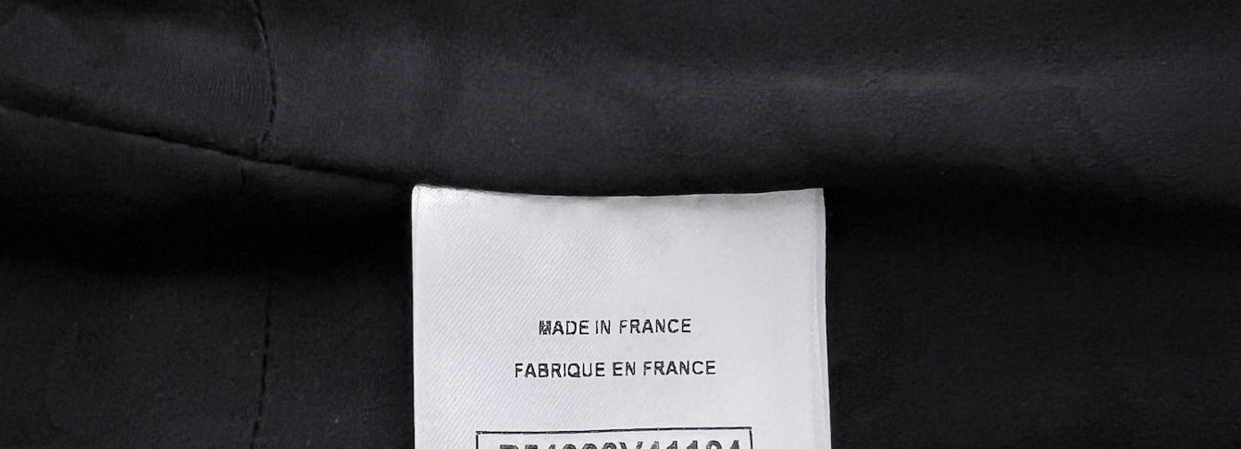 CHANEL 16B Charcoal Gray Tweed Dress 38 シャネル チャコールグレー ウール ツイード ワンピース 即発