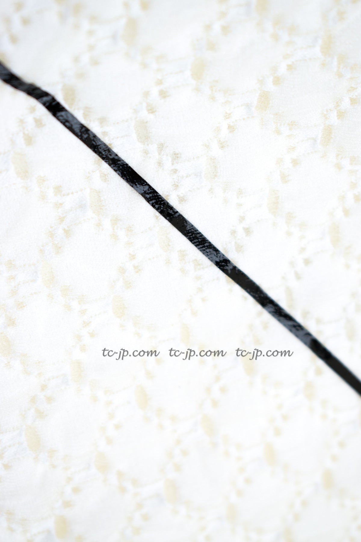CHANEL 12S White Black Line Short Knit Dress 40 シャネル ホワイト・黒ライン・ニット ワンピース 即発
