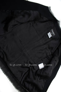 CHANEL 04S Black CC Logo Buttons Wool Jacket Naomi Watts 36 38 シャネル 定番 ブラック ココボタン ウール ジャケット 冠婚葬祭 即発