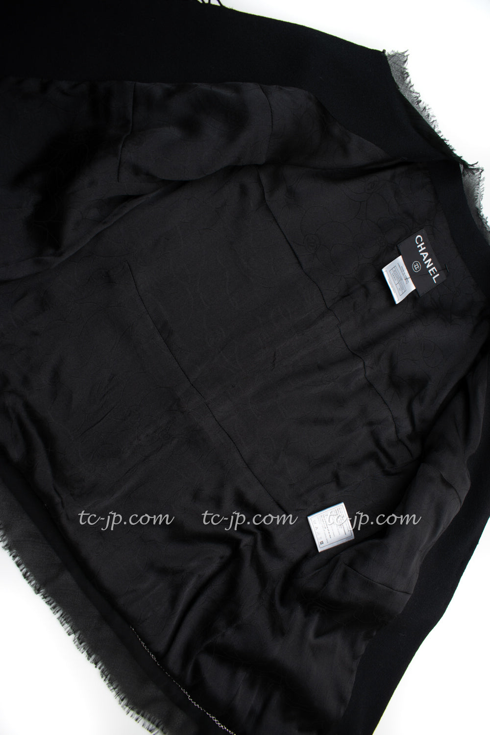 CHANEL 04S Black CC Logo Buttons Wool Jacket Naomi Watts 36 38 シャネル 定番 ブラック ココボタン ウール ジャケット 冠婚葬祭 即発