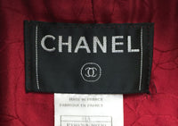CHANEL 01A Red Wool Tweed Jacket 34 36 38 40 シャネル レッド ウール ツイード ジャケット 即発