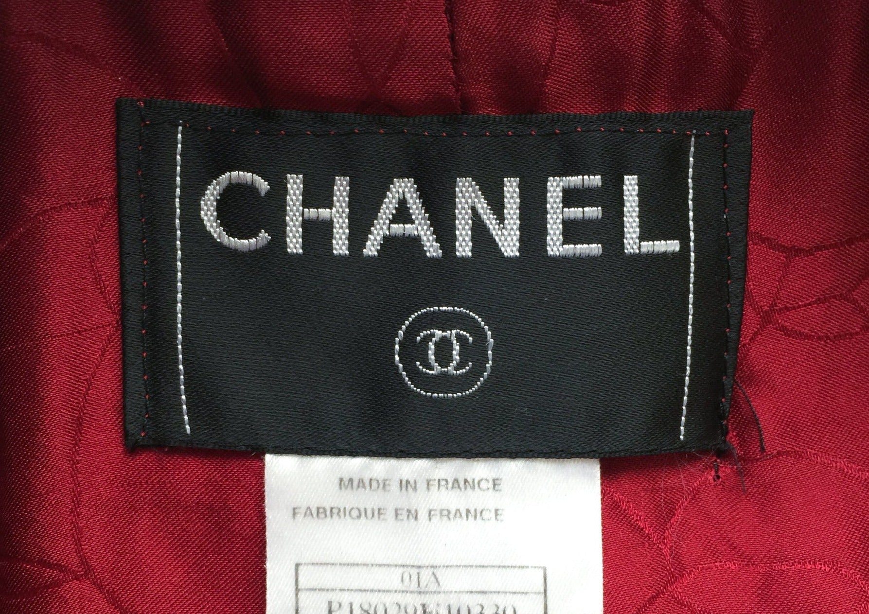 CHANEL 01A Red Wool Tweed Jacket 34 36 38 40 シャネル レッド ウール ツイード ジャケット 即発