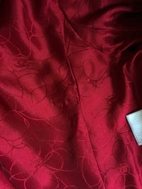 CHANEL 01A Red Wool Tweed Jacket 34 36 38 40 シャネル レッド ウール ツイード ジャケット 即発