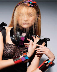 CHANEL07A Claudia supermodel Black lace velvet Dress 36 シャネル レース・ワンピース - シャネル TC JAPAN