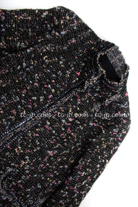 CHANEL 04A Multicolor Tweed Jacket Skirt Suit 38 シャネル マルチカラー ツイード ジャケット スカート スーツ 即発