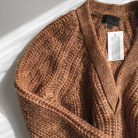 Intermix Brown Knit Sweater S インターミックス ブラウン・ニット・セーター 新品紙タグ付き 即発 - シャネル TC JAPAN