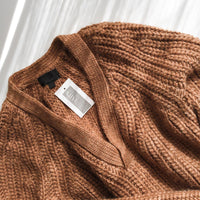 Intermix Brown Knit Sweater S インターミックス ブラウン・ニット・セーター 新品紙タグ付き 即発 - シャネル TC JAPAN