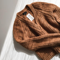 Intermix Brown Knit Sweater S インターミックス ブラウン・ニット・セーター 新品紙タグ付き 即発 - シャネル TC JAPAN