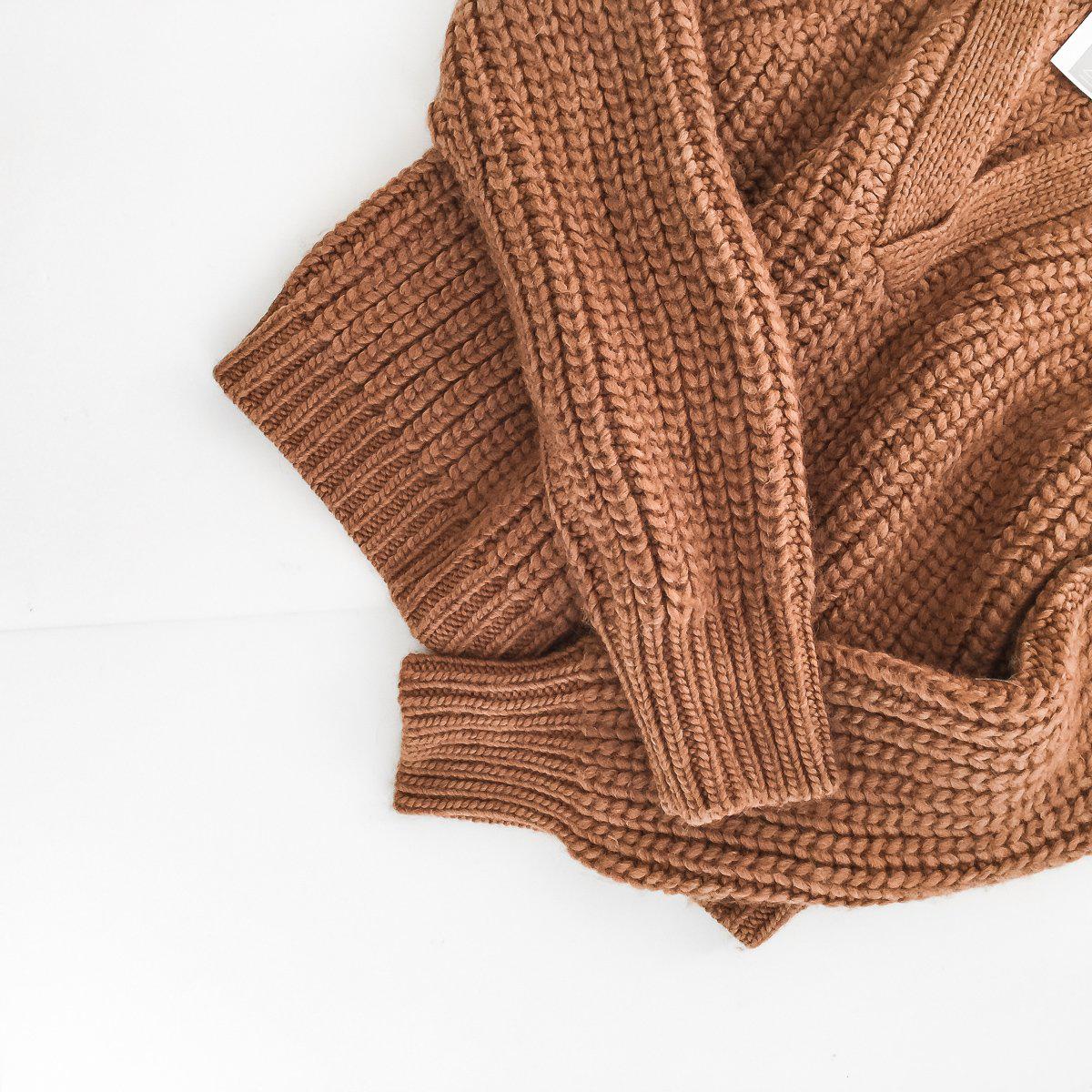 Intermix Brown Knit Sweater S インターミックス ブラウン・ニット・セーター 新品紙タグ付き 即発 - シャネル TC JAPAN