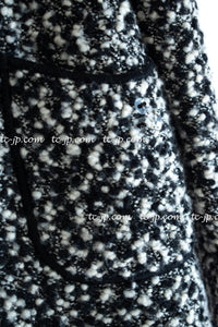 CHANEL 94A Black White Cardigan Jacket & Dress Set 38 シャネル ブラック・ホワイト・カーディガン・ジャケット&ワンピース 即発