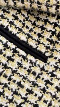CHANEL 02S Green Black Cotton Tweed Jacket 38 40 シャネル グリーン・ブラック・コットン・ツイード・ジャケット 即発