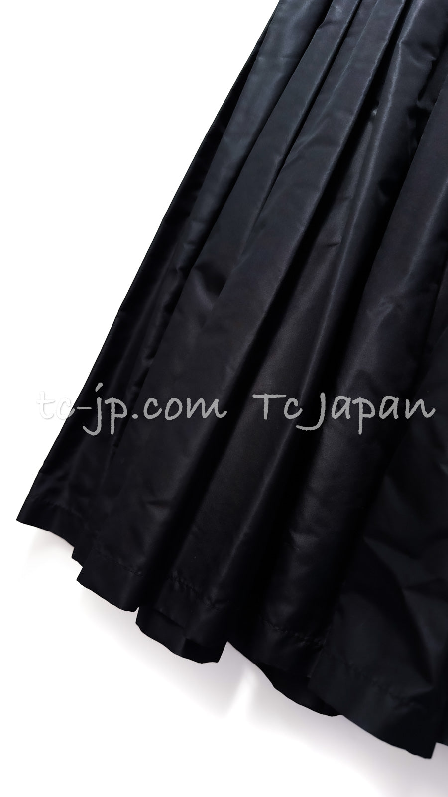 CHANEL 07C Black White Keira Knightley Silk Tafta Cocktail Dress 36 38 シャネル ブラック ホワイト女優 キーラ ナイトレイ 着 シルク タフタ カクテル ドレス ワンピース 即発