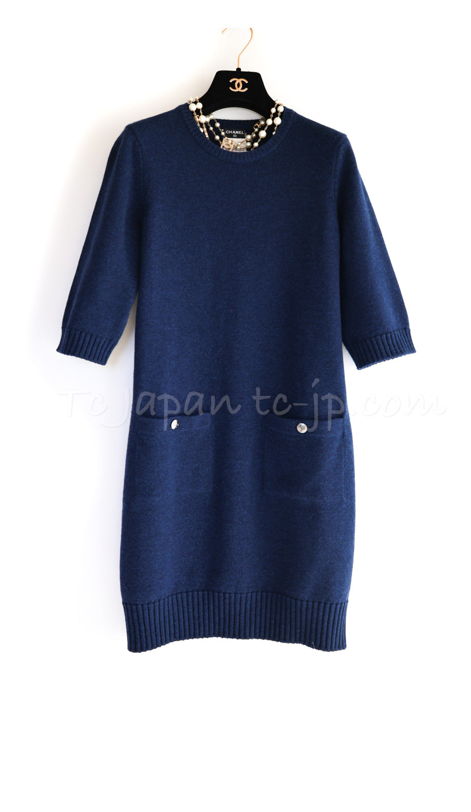 CHANEL cashmere 100%ワンピース