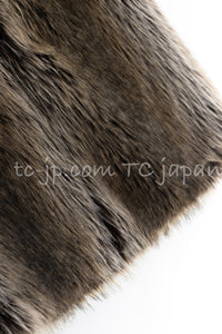 CHANEL 10A Black Re d Wool Lesage Tweed Fantasy Fur Mini Skirt 34 シャネル ブラック レッド ウール ルサージュ ファンタジー ファー ミニ スカート 即発