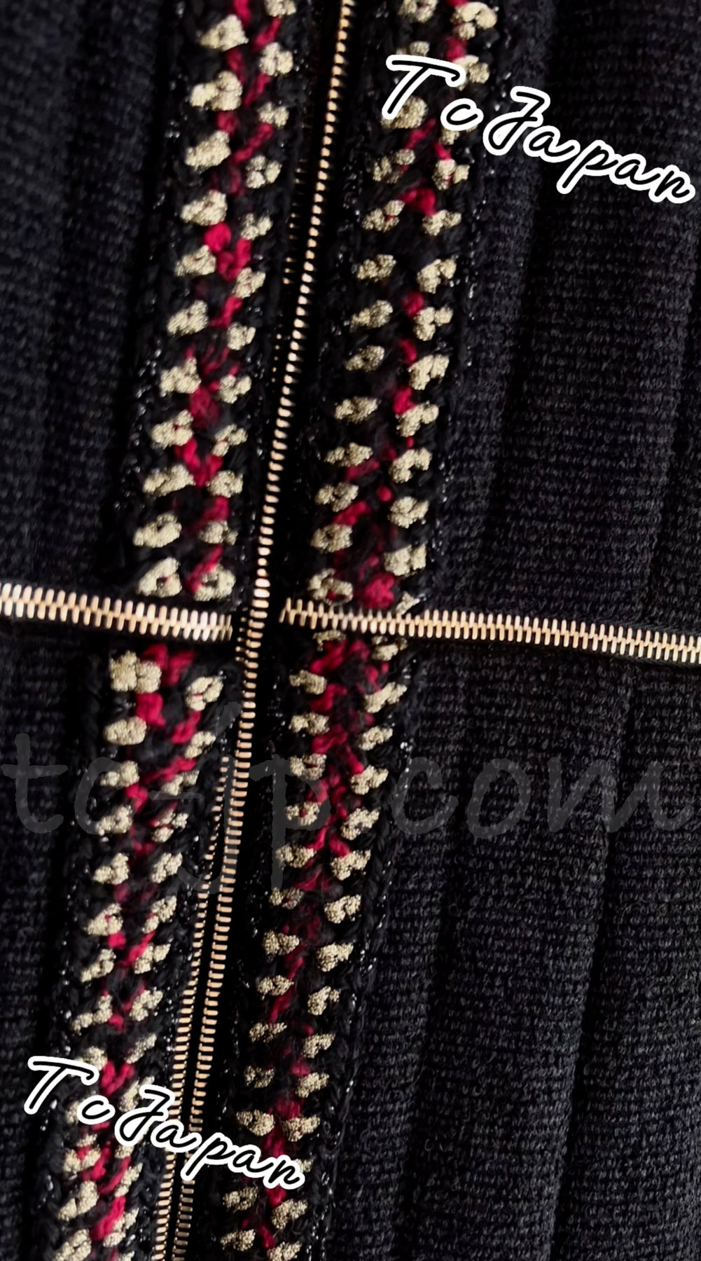 CHANEL 10PF Black Wool Zip Pocket Coat 34 シャネル ウール・ジッパー・コート 即発