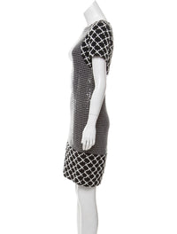 CHANEL 09S Black White Sequin Dress 36 シャネル ブラック ホワイト スパンコール ワンピース 即発