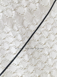 CHANEL 12S White Black Line Short Knit Dress 40 シャネル ホワイト・黒ライン・ニット ワンピース 即発