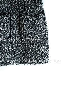 CHANEL 94A Black White Cardigan Jacket & Dress Set 38 シャネル ブラック・ホワイト・カーディガン・ジャケット&ワンピース 即発