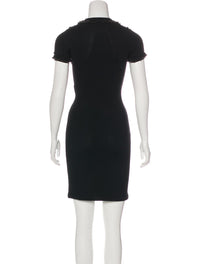 CHANEL 09A Black Beaded Wool Dress 36 シャネル ブラック・ビジュー装飾・ウール・ワンピース 即発