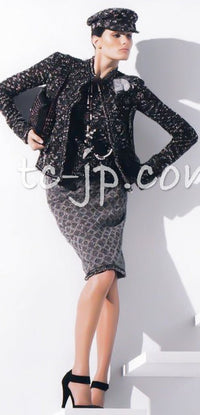 CHANEL 04A Multicolor Tweed Jacket Skirt Suit 38 シャネル マルチカラー ツイード ジャケット スカート スーツ 即発