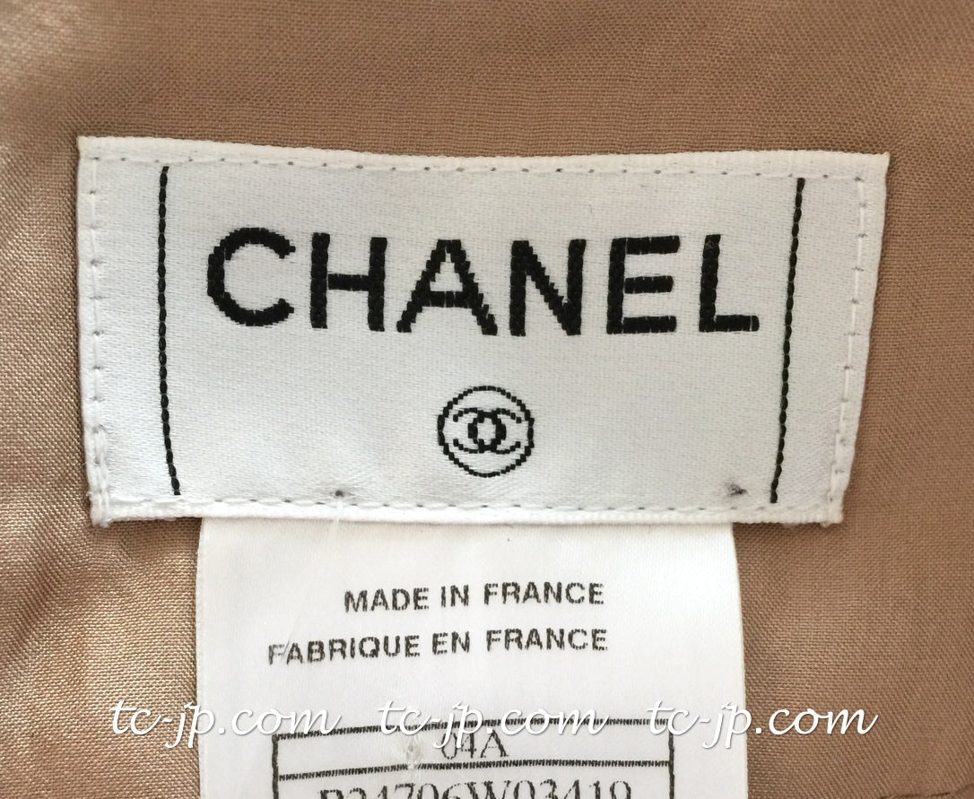CHANEL 04A Multi Color Lesage Jacket Cashmere Lining Skirt Suit Tops 38 シャネル ベージュ・ツイード・ジャケット・スカート・スーツ・トップス 即発 - TC JAPAN