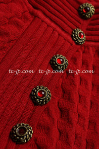 CHANEL 10PF Shanghai Dress Red Black 36 40 シャネル レッド ブラック・ストレッチ・ニット・ワンピース 即発 - CHANEL TC JAPAN