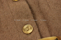 CHANEL Brown Camel Hair Cardigan 38 40 シャネル キャメルヘアー・カーディガン 新品タグ付き 即発 - シャネル TC JAPAN