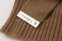 CHANEL Brown Camel Hair Cardigan 38 40 シャネル キャメルヘアー・カーディガン 新品タグ付き 即発 - シャネル TC JAPAN