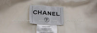 Chanel 12C ivory Creme lambskin jacket with silver collars 38 シャネル アイボリー・レザー・ジャケット新品紙タグ付 - シャネル TC JAPAN