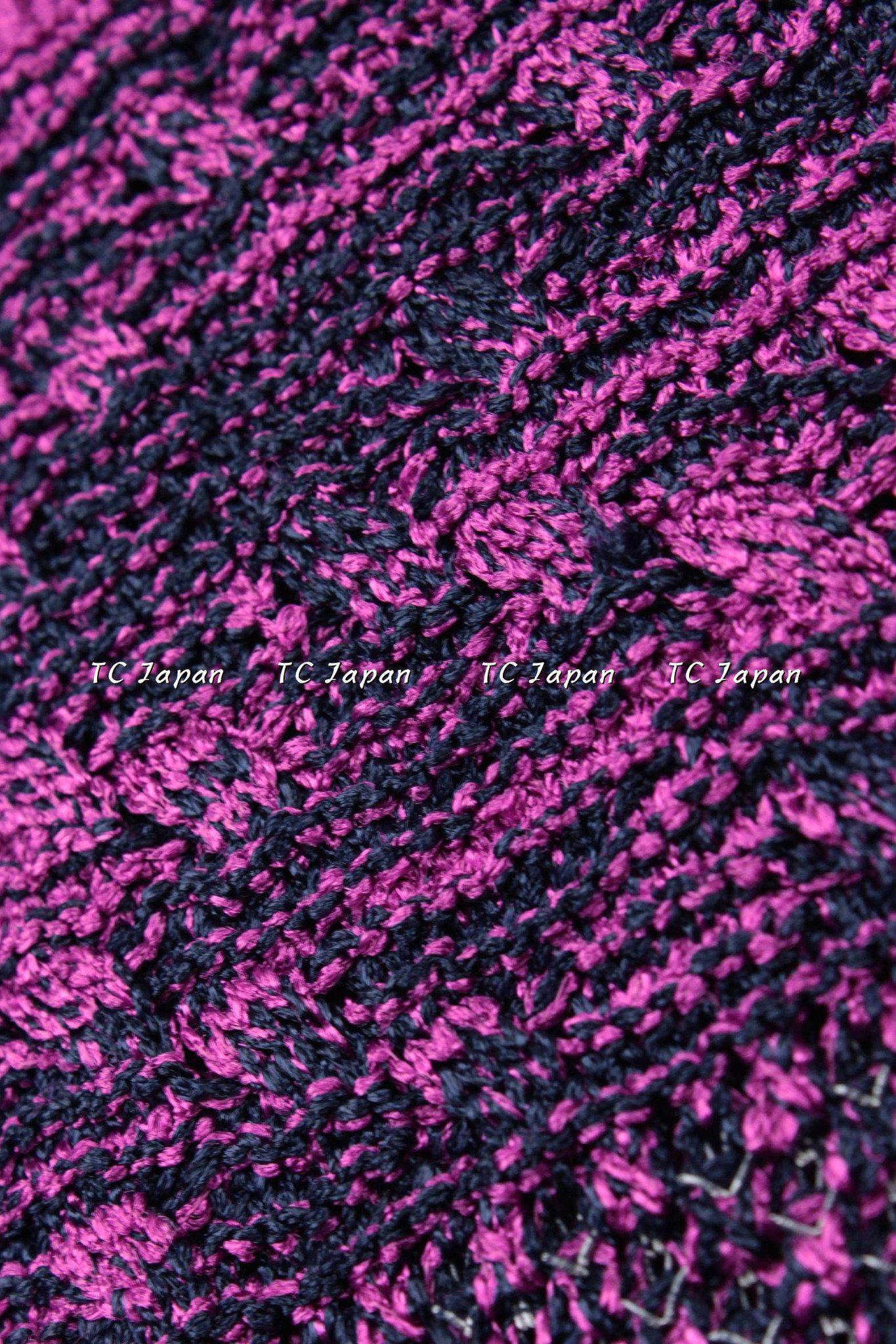 Chanel 12s Magenta Sleeveless Knit dress 34 36 38 シャネル ニット・ワンピース - シャネル TC JAPAN