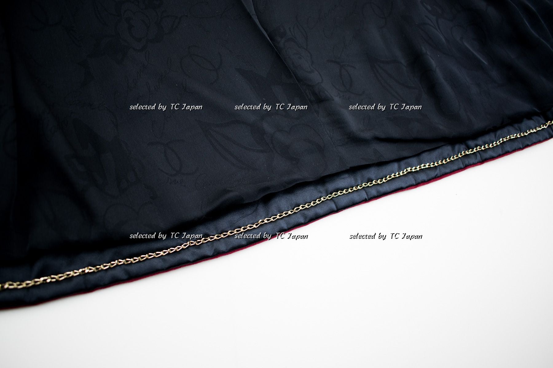 CHANEL 09PF Tweed Velvet Satin Jacket Skirt 40 シャネル ベルベット・サテン・ジャケット・スカート - シャネル TC JAPAN