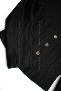 CHANEL 99A Black Wool Cropped Jacket 38 40 シャネル ブラック・ウール混合・ジャケット 即発 - CHANEL TC JAPAN