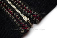 CHANEL 10PF Black Wool Zip Pocket Jacket 38 シャネル ブラック・ウール・ジッパー・ジャケット 即発